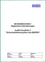 Checkliste 2 / Norm-Anforderungen nach IEC/EN/DIN 61508-1